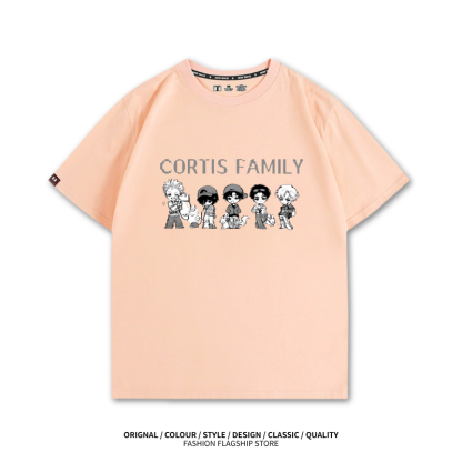 CORTIS 2025新款 親子情侶男女印花短袖T恤