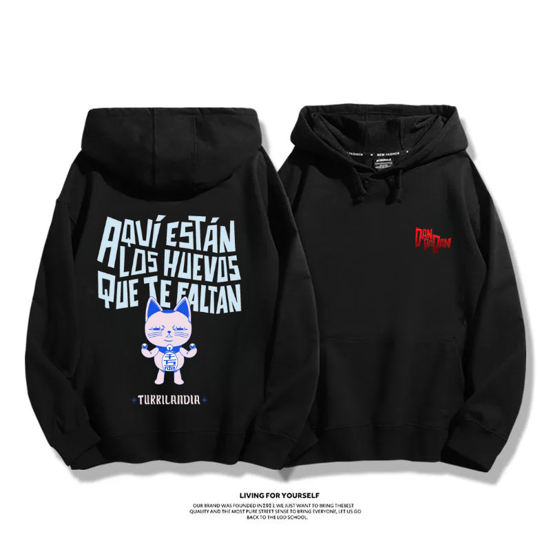 膽大黨 2025秋冬新款 親子情侶男女連帽衛衣