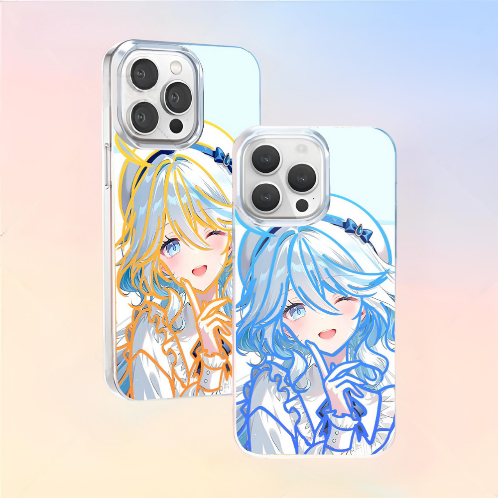 原神極光金漸變防摔手機殼