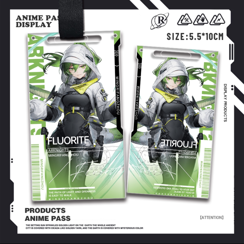 明日方舟終末地亞克力通行證掛飾