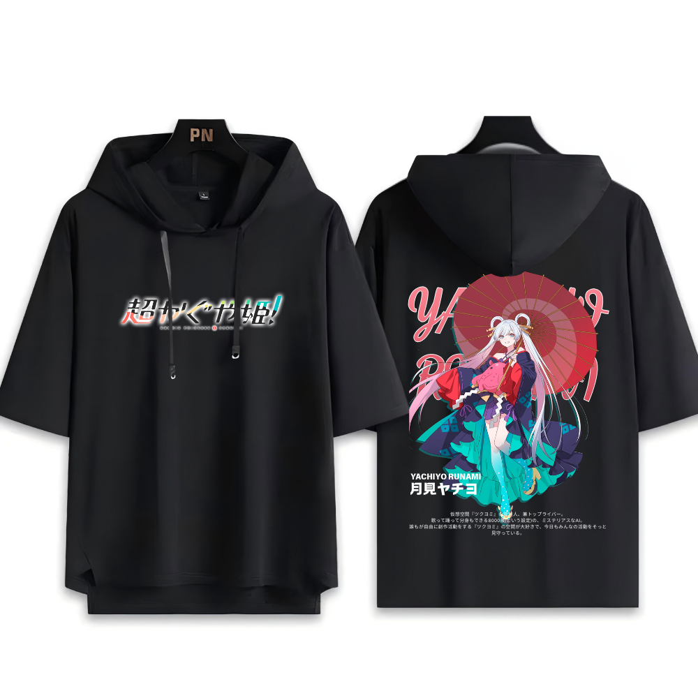 超時空輝耀姬 連帽短袖T恤