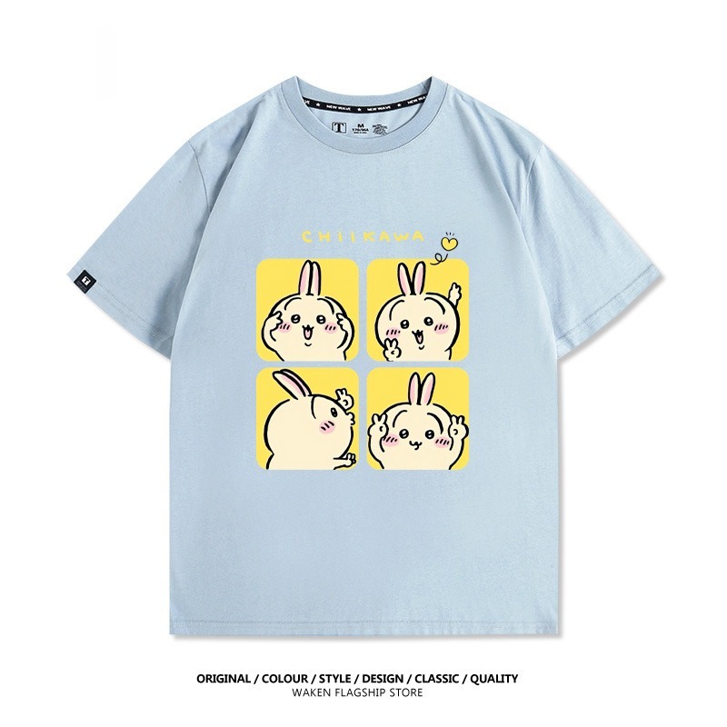 Chiikawa 2025親子情侶男女同款 印花短袖T恤