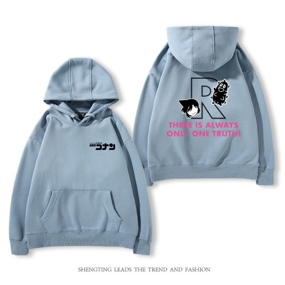 名偵探柯南 2025秋冬新款 親子情侶裝連帽衛衣