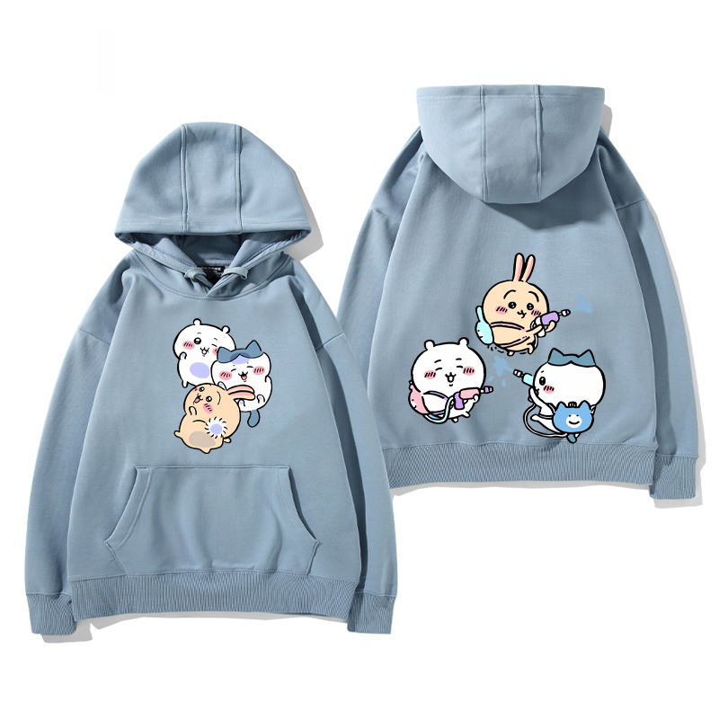 Chiikawa 2025秋冬新款 親子情侶男女連帽衛衣