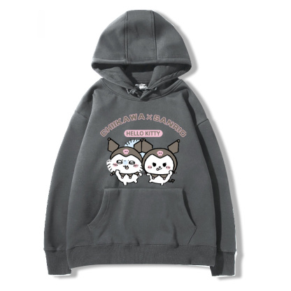 chiikawa吉伊卡哇聯名三麗歐新款 親子情侶男女款連帽衛衣-ZUIHANG SHOP