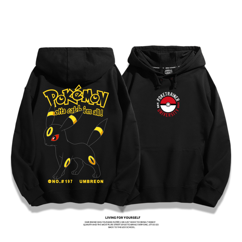 寶可夢新款 親子情侶男女款連帽衛衣-ZUIHANG SHOP