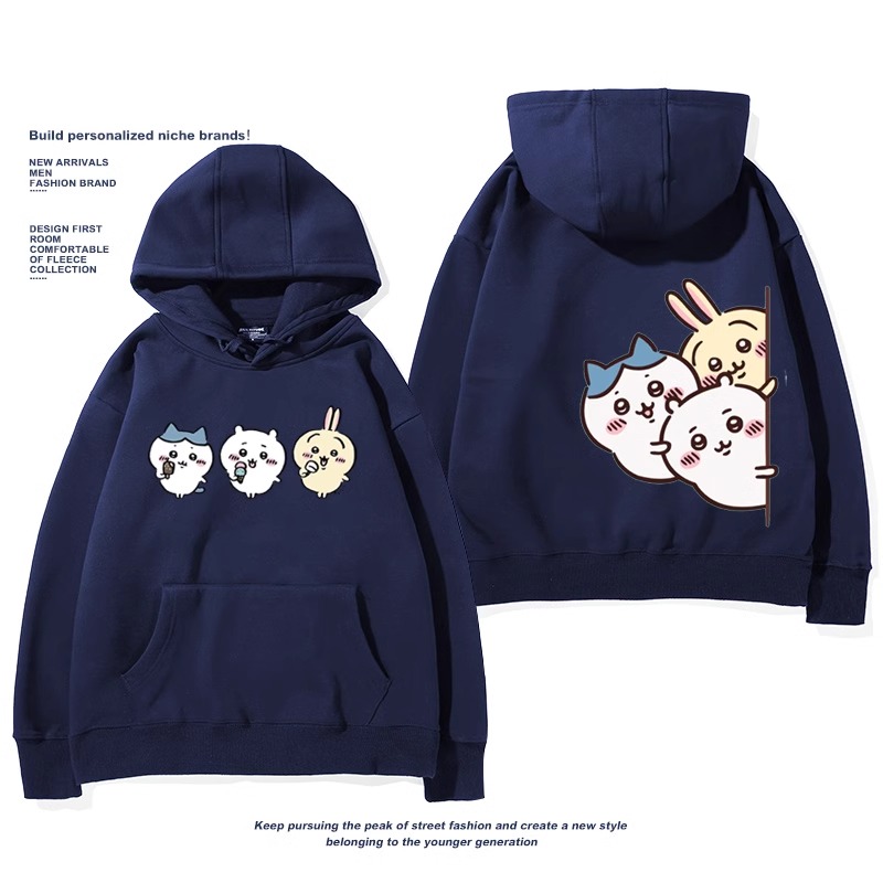 Chiikawa新款 親子情侶男女款連帽衛衣-ZUIHANG SHOP