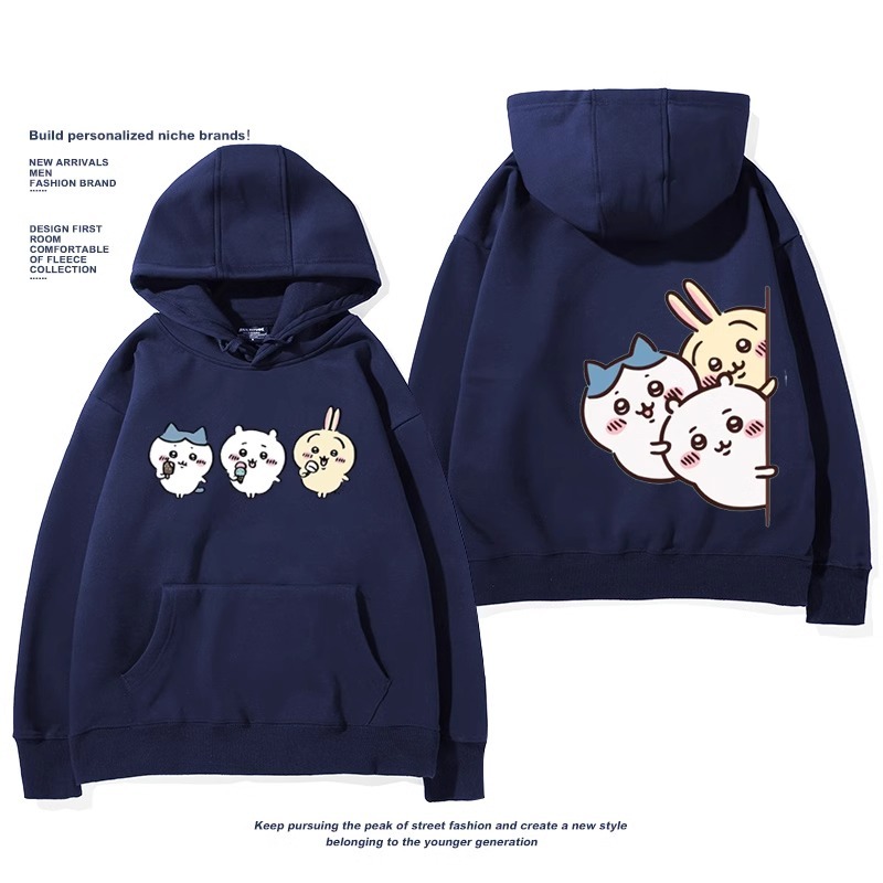 Chiikawa新款 親子情侶男女款連帽衛衣-ZUIHANG SHOP