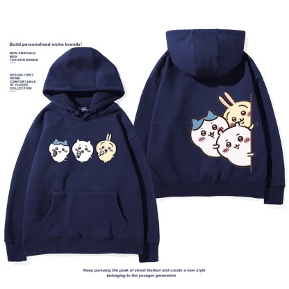 Chiikawa新款 親子情侶男女款連帽衛衣-ZUIHANG SHOP