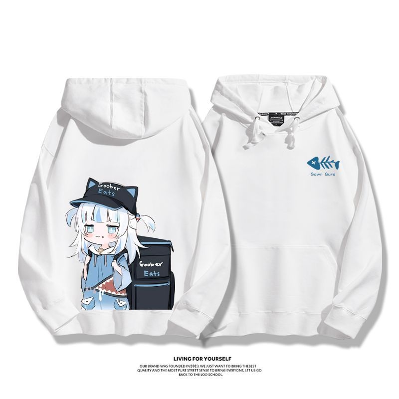 Gawr Gura 2025秋冬新款 親子情侶男女連帽衛衣-ZUIHANG SHOP