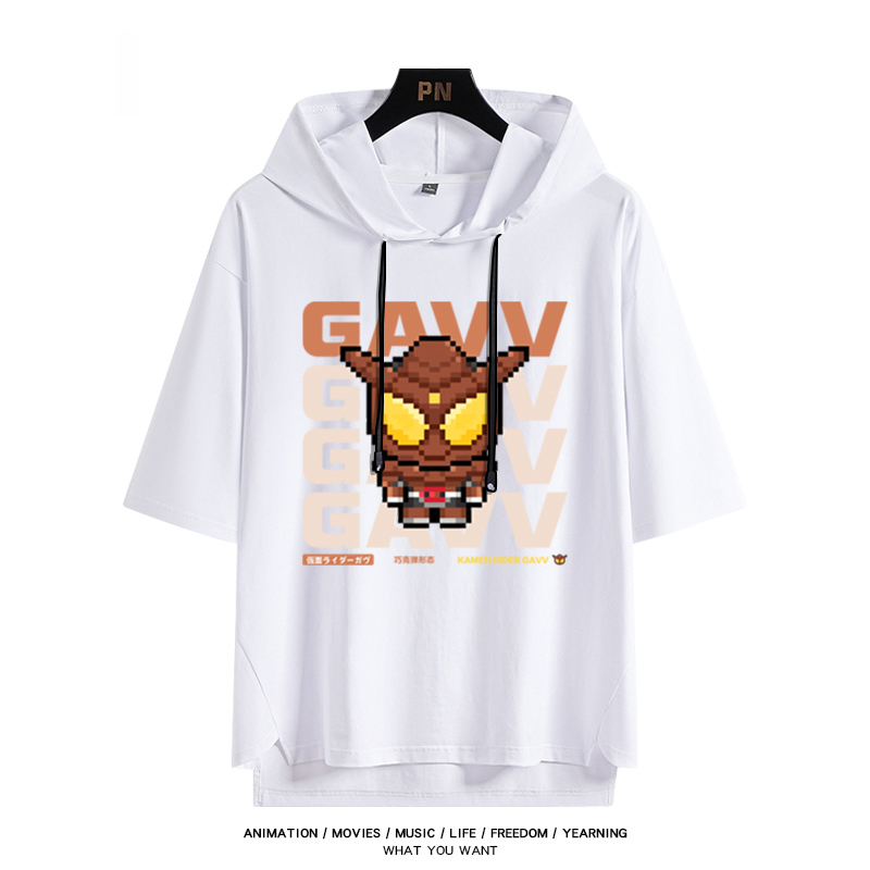 假面動漫騎士 連帽短袖T恤-ZUIHANG SHOP