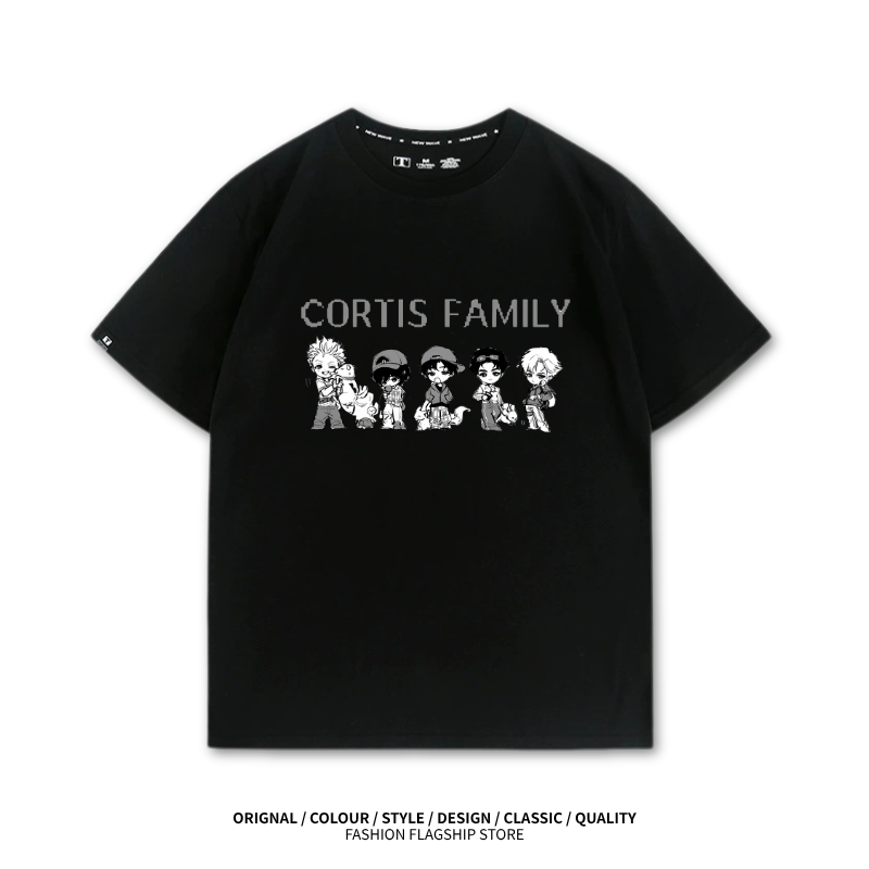 CORTIS 2025新款 親子情侶男女印花短袖T恤