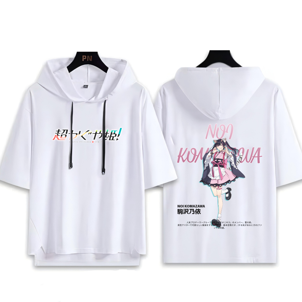 超時空輝耀姬 連帽短袖T恤