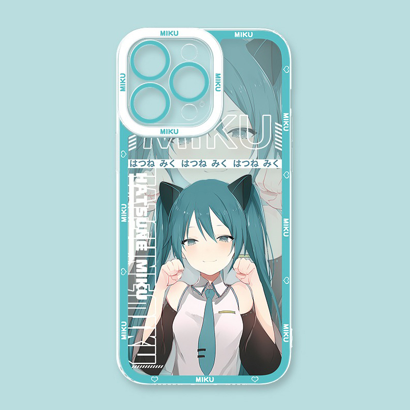 初音未來天使眼透明防摔軟殼