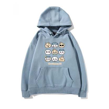 Chiikawa 2025秋冬新款 親子情侶男女連帽衛衣