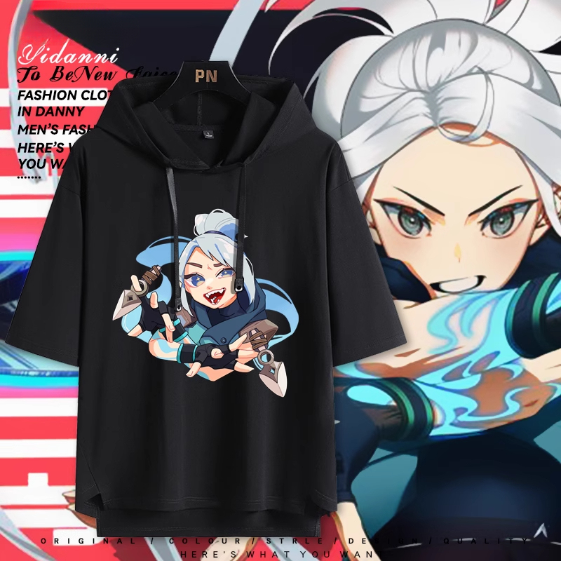 無畏契約VALORANT 連帽短袖T恤-ZUIHANG SHOP