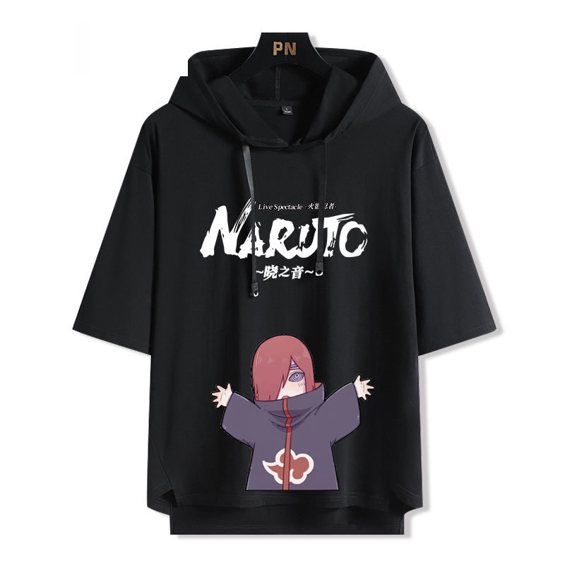 火影忍者 連帽短袖T恤