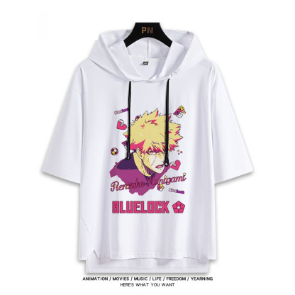 藍色監獄 連帽短袖T恤-ZUIHANG SHOP