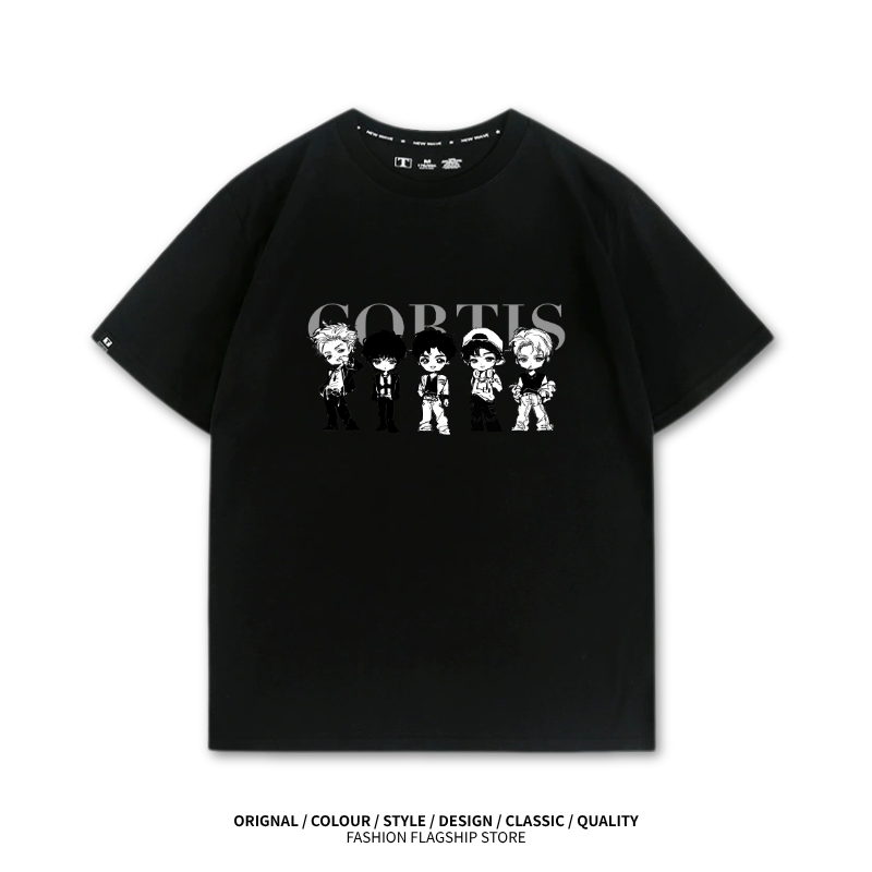 CORTIS 2025新款 親子情侶男女印花短袖T恤