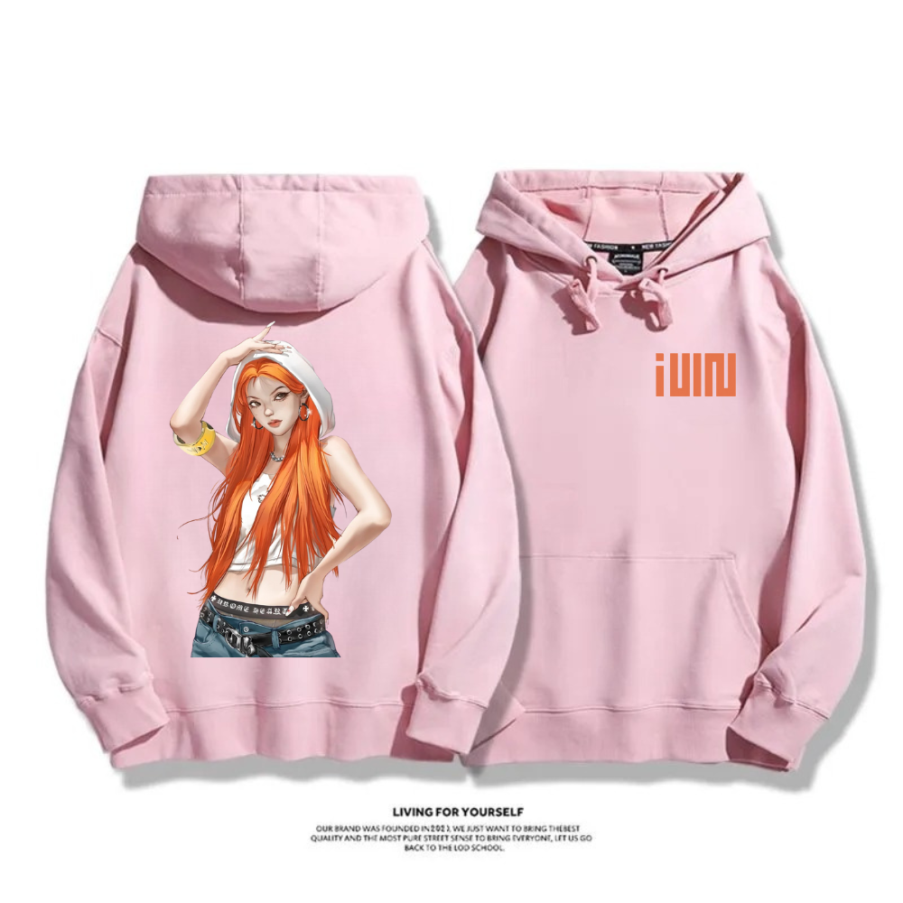 (G)I-DLE 2025秋冬新款 親子情侶男女連帽衛衣