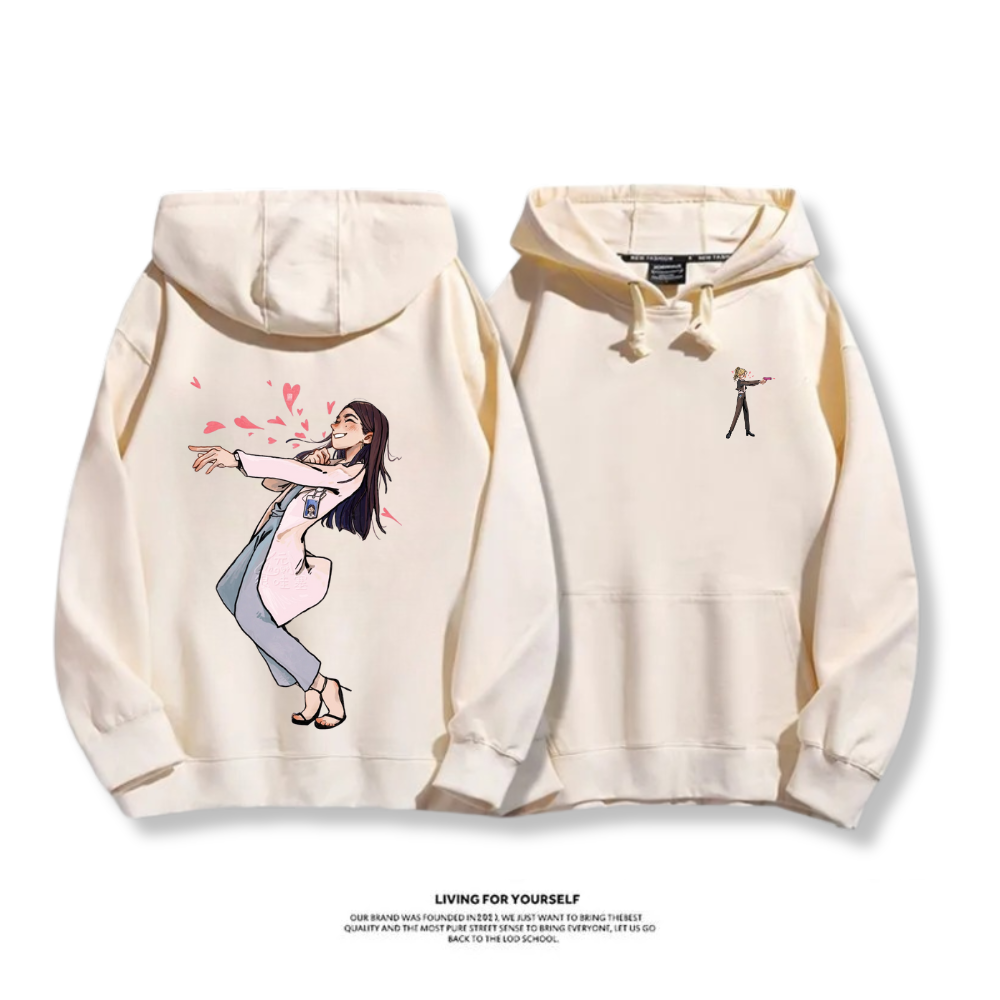 LINGORM 2025秋冬新款 親子情侶男女連帽衛衣