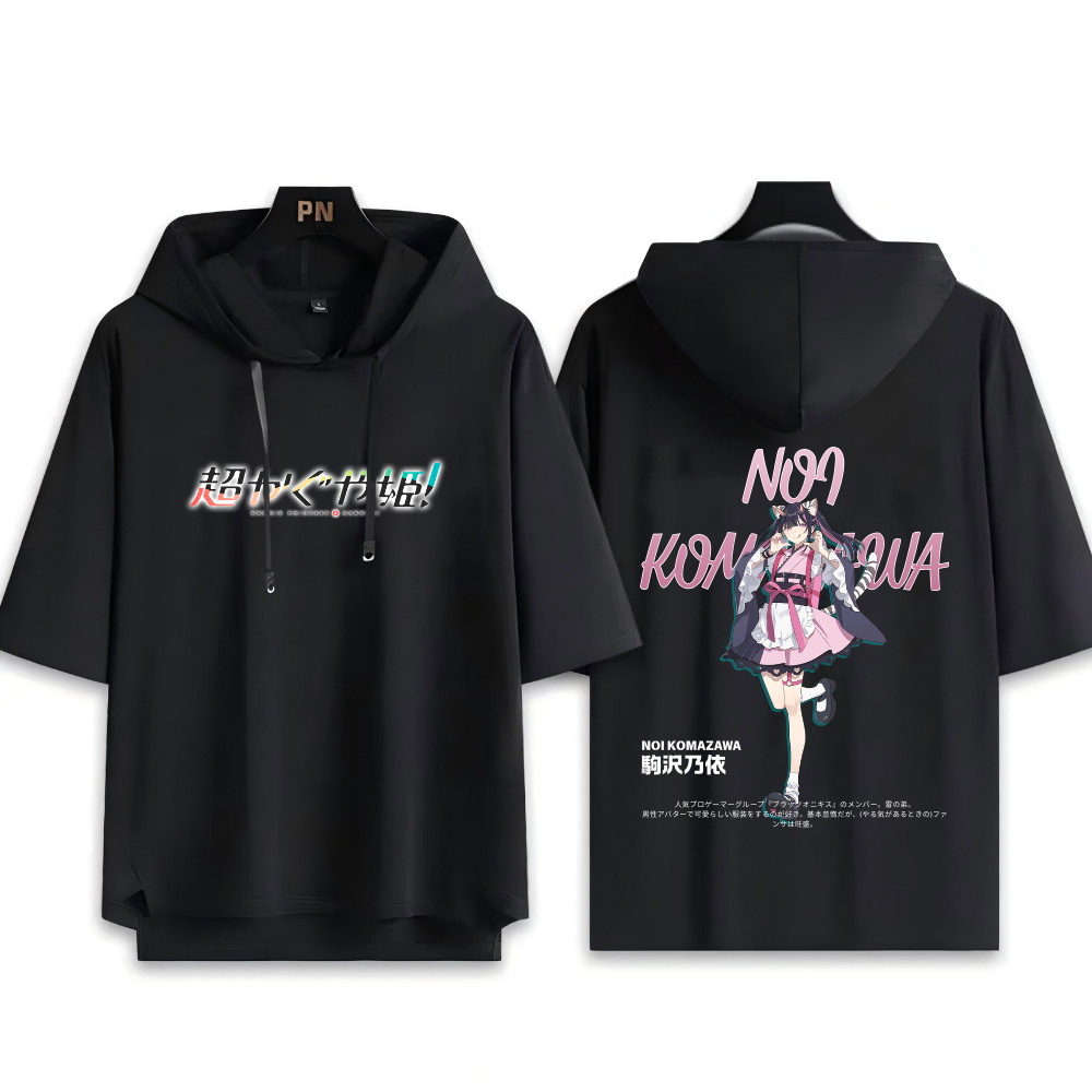 超時空輝耀姬 連帽短袖T恤