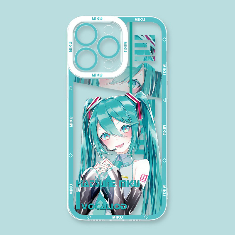初音未來天使眼透明防摔軟殼