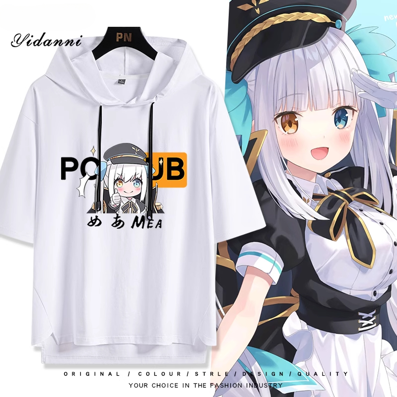 神樂Mea 虛擬Youtuber 連帽短袖T恤-ZUIHANG SHOP