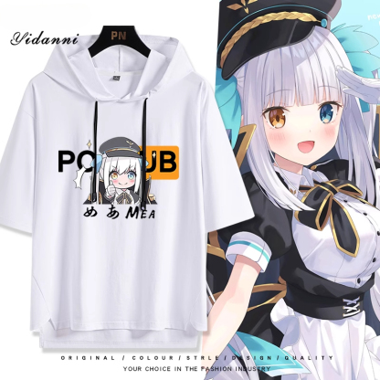 神樂Mea 虛擬Youtuber 連帽短袖T恤-ZUIHANG SHOP