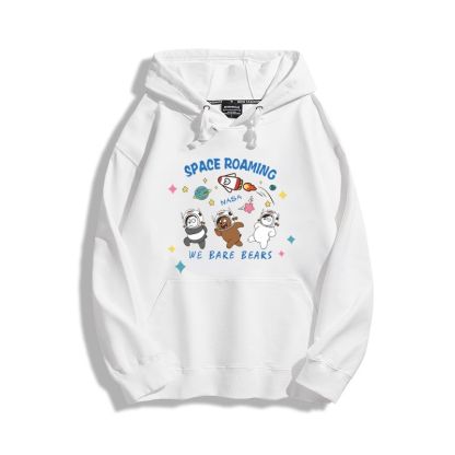 咱們三只裸熊聯名nasa新款 親子情侶男女款連帽衛衣-ZUIHANG SHOP