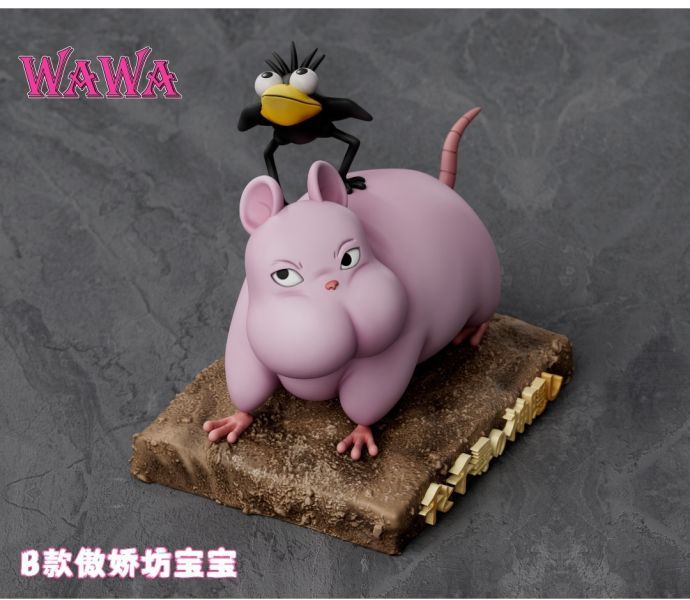 【預購】wawa工作室 宮崎駿桌面小擺件系類 睡眠/傲嬌坊寶寶-ZUIHANG SHOP