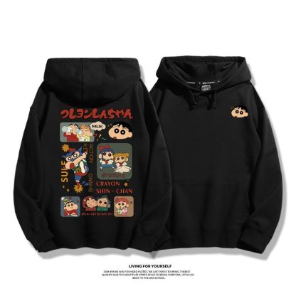 蠟筆小新新款 親子情侶男女款連帽衛衣-ZUIHANG SHOP