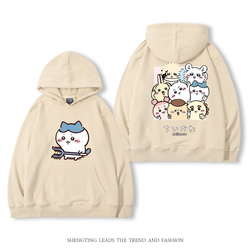 Chiikawa新款 親子情侶男女款連帽衛衣-ZUIHANG SHOP