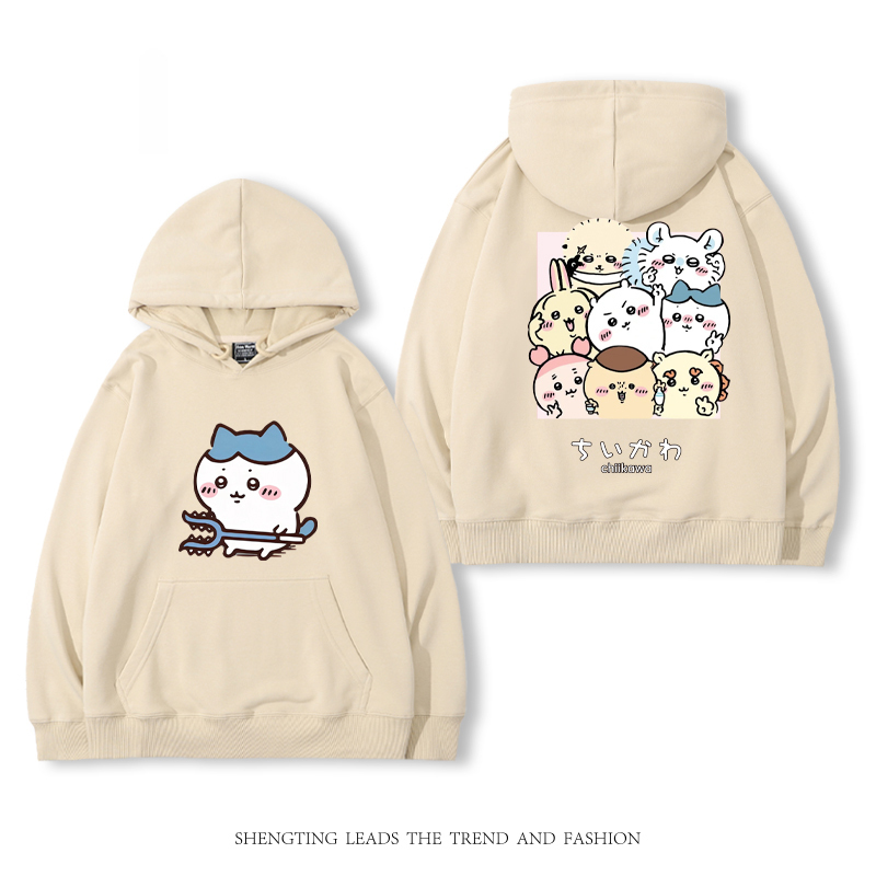 Chiikawa新款 親子情侶男女款連帽衛衣-ZUIHANG SHOP