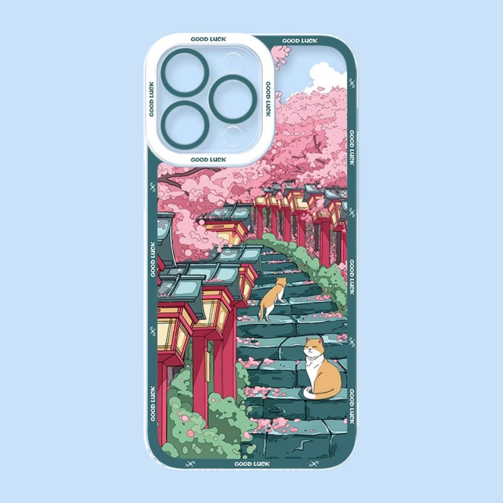 日式風景天使眼透明防摔軟殼-ZUIHANG SHOP