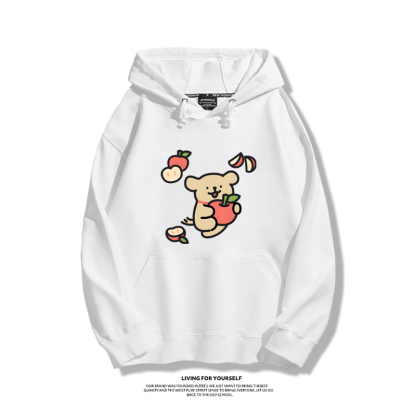 線條小狗新款 親子情侶男女款連帽衛衣-ZUIHANG SHOP