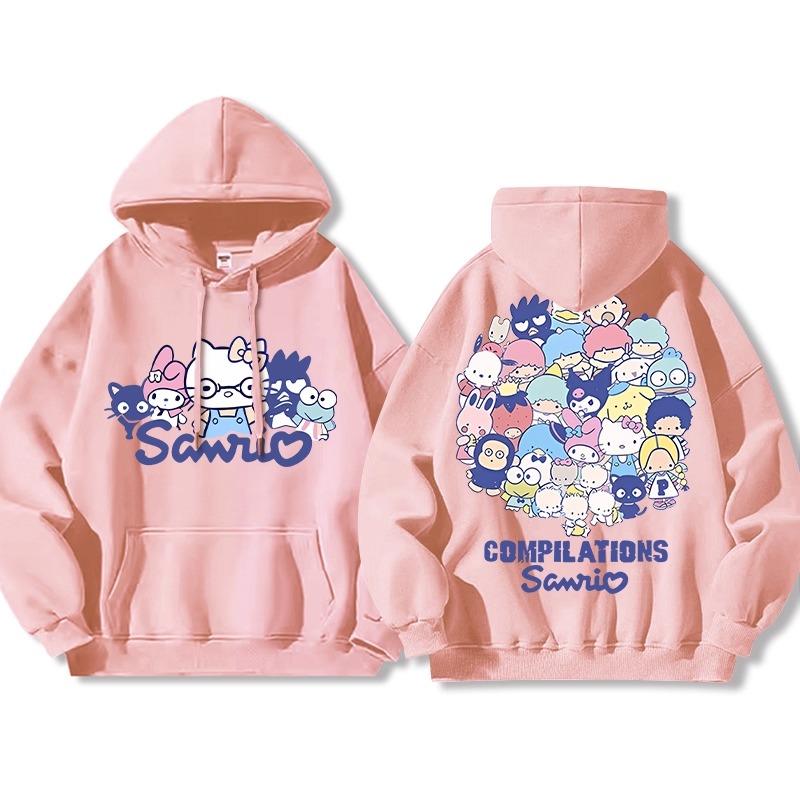 三麗鷗新款 親子情侶男女款連帽衛衣-ZUIHANG SHOP