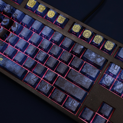 魔獸世界WOW聯盟透光RGB108鍵標準配列衛星軸鍵帽-ZUIHANG SHOP