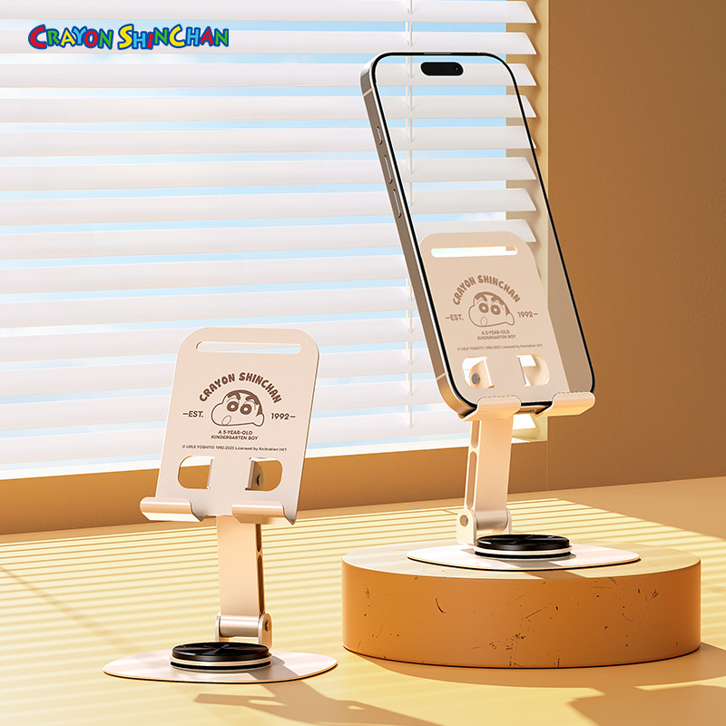 蠟筆小新/哆啦A夢 迷你金屬桌面手機支架-ZUIHANG SHOP