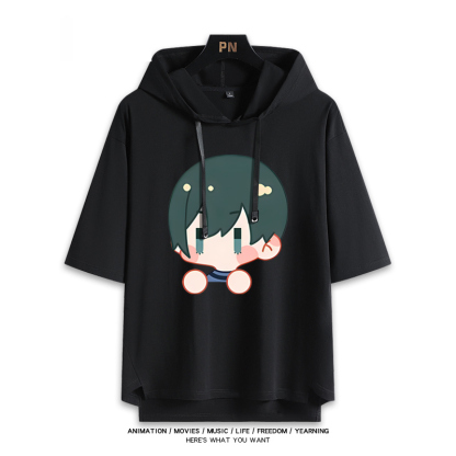 藍色監獄 連帽短袖T恤-ZUIHANG SHOP