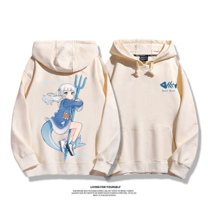 Gawr Gura 2025秋冬新款 親子情侶男女連帽衛衣-ZUIHANG SHOP