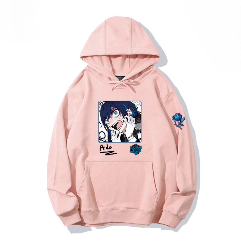 Ado歌手同人 寬鬆百搭 秋冬款 寬鬆連帽衛衣-ZUIHANG SHOP