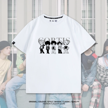 CORTIS 2025新款 親子情侶男女印花短袖T恤