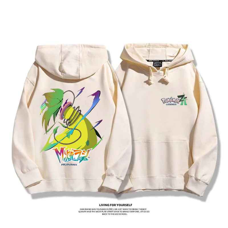 寶可夢傳說 Z-A 2025秋冬新款 親子情侶男女連帽衛衣