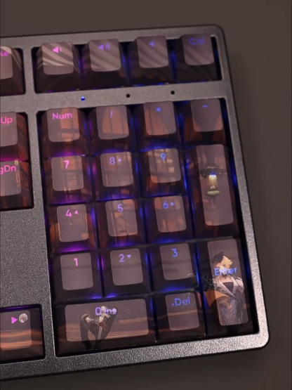 重返未來1999透光RGB108鍵標準配列衛星軸鍵帽