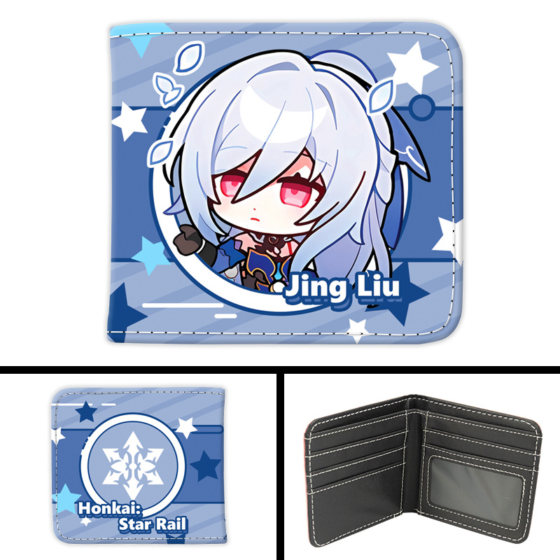 星穹鐵道Q版動漫周邊pu皮革短錢包-ZUIHANG SHOP