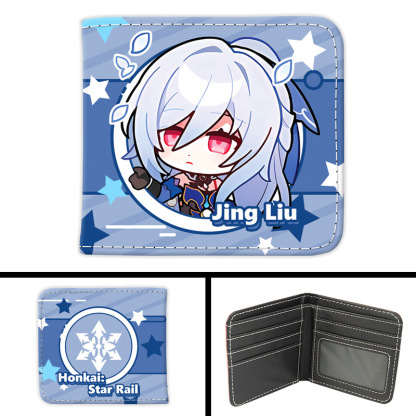 星穹鐵道Q版動漫周邊pu皮革短錢包-ZUIHANG SHOP