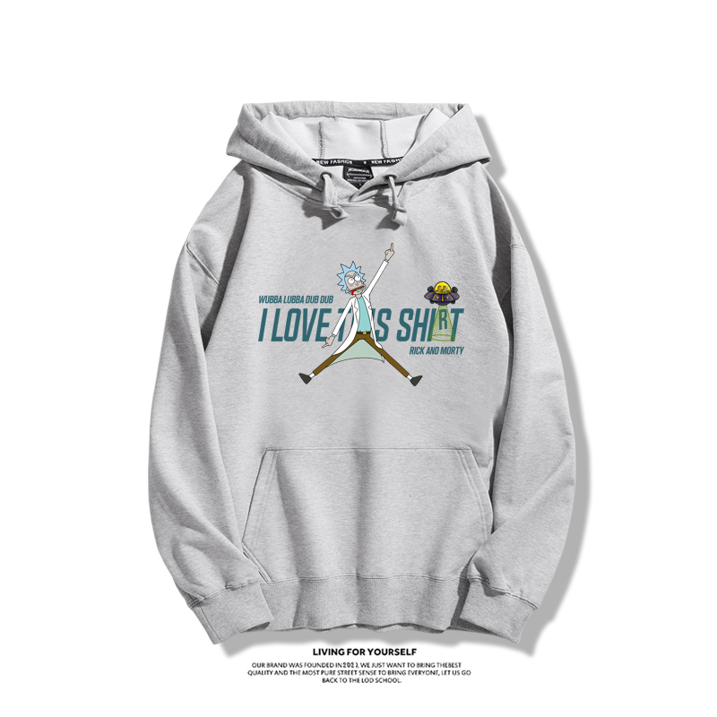 瑞克和莫蒂新款 親子情侶男女款連帽衛衣-ZUIHANG SHOP