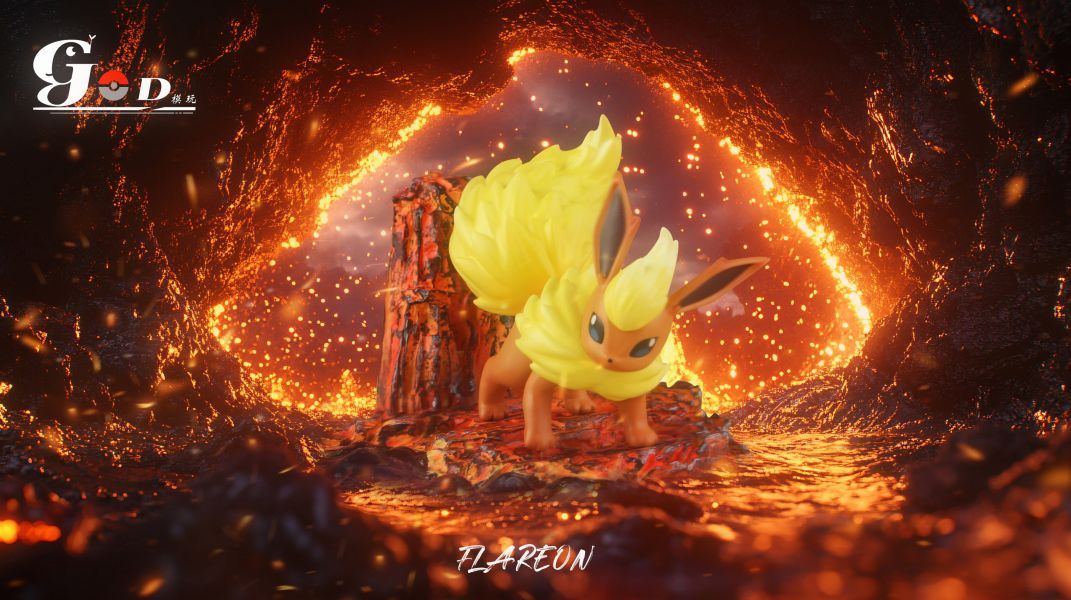 【預購】God模玩 伊布套組（火伊布+水伊布+雷伊布）-ZUIHANG SHOP