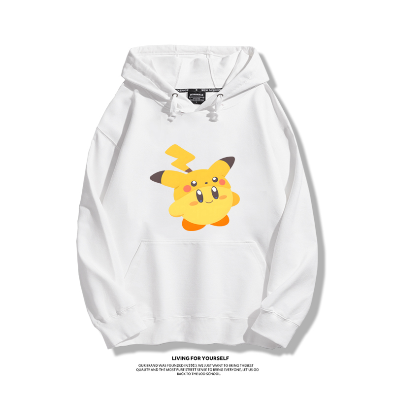 星之卡比新款 親子情侶男女款連帽衛衣